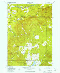 1950 Map of Missaukee County, MI, 1976 Print