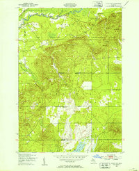 1950 Map of Kalkaska County, MI, 1953 Print