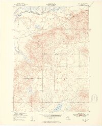 1950 Map of Missaukee County, MI, 1953 Print