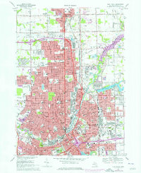 Download a high-resolution, GPS-compatible USGS topo map for Flint North, MI (1976 edition)