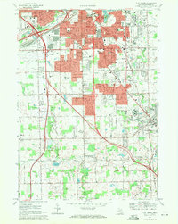 Download a high-resolution, GPS-compatible USGS topo map for Flint South, MI (1971 edition)