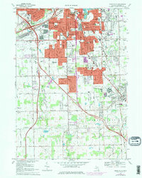 Download a high-resolution, GPS-compatible USGS topo map for Flint South, MI (1976 edition)