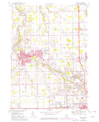 Download a high-resolution, GPS-compatible USGS topo map for Flushing, MI (1976 edition)