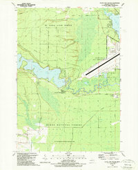 Download a high-resolution, GPS-compatible USGS topo map for Foote Site Village, MI (1989 edition)