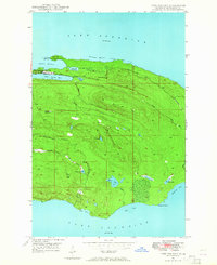 Download a high-resolution, GPS-compatible USGS topo map for Fort Wilkins, MI (1964 edition)