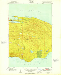 Download a high-resolution, GPS-compatible USGS topo map for Fort Wilkins, MI (1949 edition)