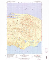 preview thumbnail of historical topo map of Keweenaw County, MI in 1948