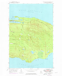 Download a high-resolution, GPS-compatible USGS topo map for Fort Wilkins, MI (1976 edition)