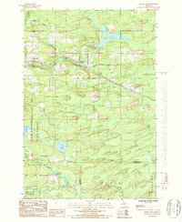 Download a high-resolution, GPS-compatible USGS topo map for Foster City, MI (1986 edition)