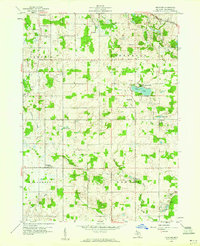Download a high-resolution, GPS-compatible USGS topo map for Frontier, MI (1960 edition)