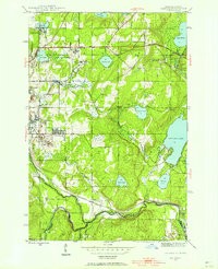 Download a high-resolution, GPS-compatible USGS topo map for Gaastra, MI (1956 edition)