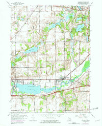 preview thumbnail of historical topo map of Galesburg, MI in 1961