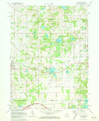 Download a high-resolution, GPS-compatible USGS topo map for Galien, MI (1973 edition)