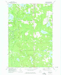 Download a high-resolution, GPS-compatible USGS topo map for Germfask, MI (1975 edition)