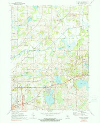 Download a high-resolution, GPS-compatible USGS topo map for Gilletts Lake, MI (1990 edition)
