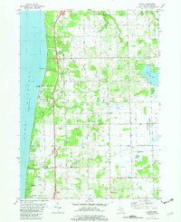 Download a high-resolution, GPS-compatible USGS topo map for Glenn, MI (1982 edition)