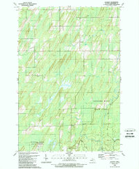 Download a high-resolution, GPS-compatible USGS topo map for Gourley, MI (1989 edition)