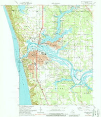 Download a high-resolution, GPS-compatible USGS topo map for Grand Haven, MI (1989 edition)