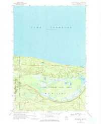 Download a high-resolution, GPS-compatible USGS topo map for Grand Marais NE, MI (1970 edition)