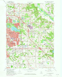 Download a high-resolution, GPS-compatible USGS topo map for Grand Rapids East, MI (1973 edition)