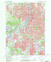 Download a high-resolution, GPS-compatible USGS topo map for Grand Rapids West, MI (1981 edition)