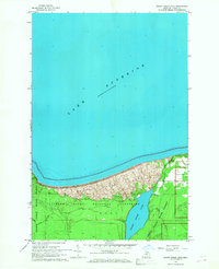 Download a high-resolution, GPS-compatible USGS topo map for Grand Sable Lake, MI (1968 edition)
