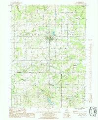 Download a high-resolution, GPS-compatible USGS topo map for Grant, MI (1985 edition)