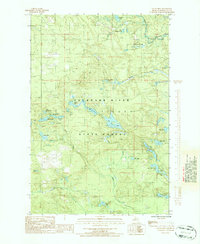 Download a high-resolution, GPS-compatible USGS topo map for Green Hills, MI (1986 edition)