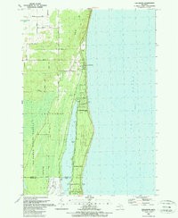 Download a high-resolution, GPS-compatible USGS topo map for Greenbush, MI (1989 edition)