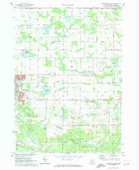 preview thumbnail of historical topo map of Montcalm County, MI in 1972