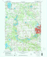 Download a high-resolution, GPS-compatible USGS topo map for Greenville West, MI (1974 edition)