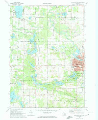 Download a high-resolution, GPS-compatible USGS topo map for Greenville West, MI (1974 edition)