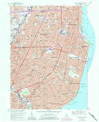 Download a high-resolution, GPS-compatible USGS topo map for Grosse Pointe, MI (1984 edition)