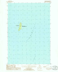 Download a high-resolution, GPS-compatible USGS topo map for Gull Island, MI (1986 edition)