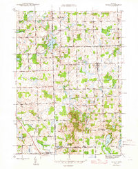 Download a high-resolution, GPS-compatible USGS topo map for Hadley, MI (1945 edition)