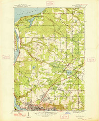 Download a high-resolution, GPS-compatible USGS topo map for Hancock, MI (1948 edition)