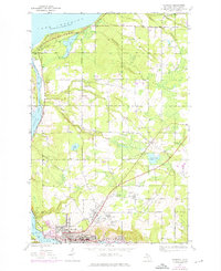 preview thumbnail of historical topo map of Hancock, MI in 1946