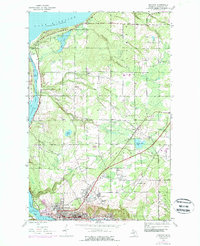 Download a high-resolution, GPS-compatible USGS topo map for Hancock, MI (1989 edition)