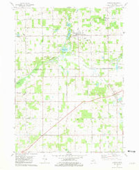 Download a high-resolution, GPS-compatible USGS topo map for Hanover, MI (1981 edition)