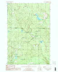 preview thumbnail of historical topo map of Otsego County, MI in 1986