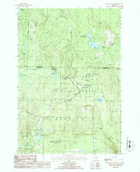 Download a high-resolution, GPS-compatible USGS topo map for Hardwood Lake, MI (1986 edition)