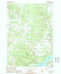 Download a high-resolution, GPS-compatible USGS topo map for Harlan, MI (1988 edition)