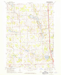 Download a high-resolution, GPS-compatible USGS topo map for Hartland, MI (1971 edition)