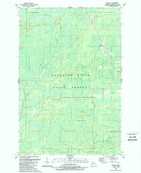 Download a high-resolution, GPS-compatible USGS topo map for Helena, MI (1989 edition)