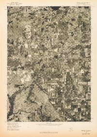 preview thumbnail of historical topo map of Oceana County, MI in 1976