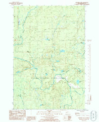 Download a high-resolution, GPS-compatible USGS topo map for Hickman Lake, MI (1986 edition)
