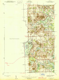 Download a high-resolution, GPS-compatible USGS topo map for Highland, MI (1945 edition)