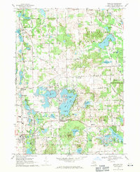 Download a high-resolution, GPS-compatible USGS topo map for Highland, MI (1971 edition)