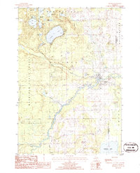 Download a high-resolution, GPS-compatible USGS topo map for Hillman, MI (1986 edition)
