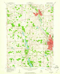 Download a high-resolution, GPS-compatible USGS topo map for Hillsdale, MI (1960 edition)
